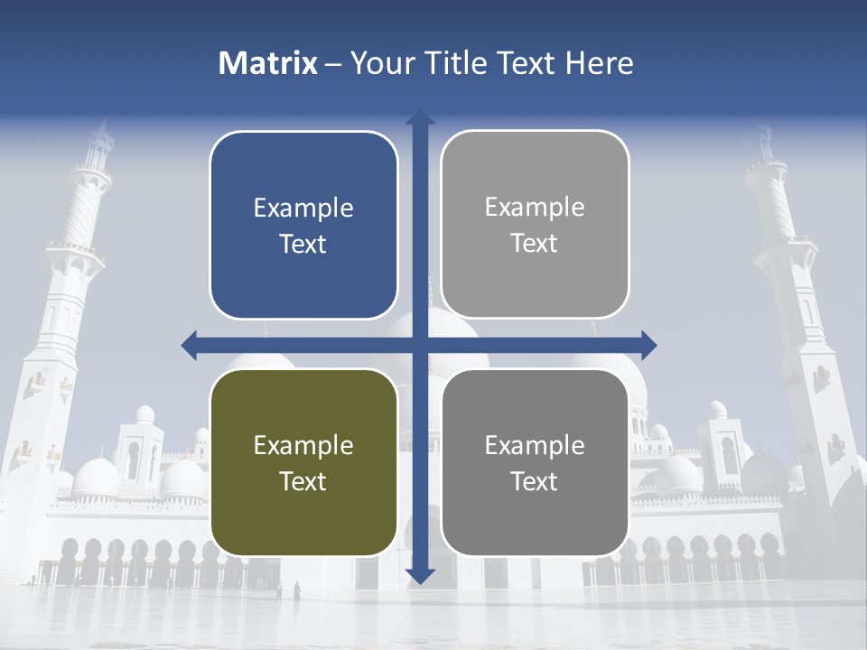 Abu Dhabi Mosque PowerPoint Template