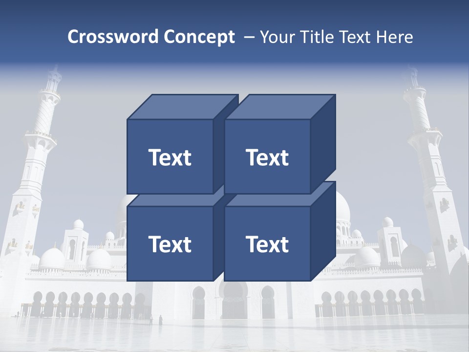 Abu Dhabi Mosque PowerPoint Template