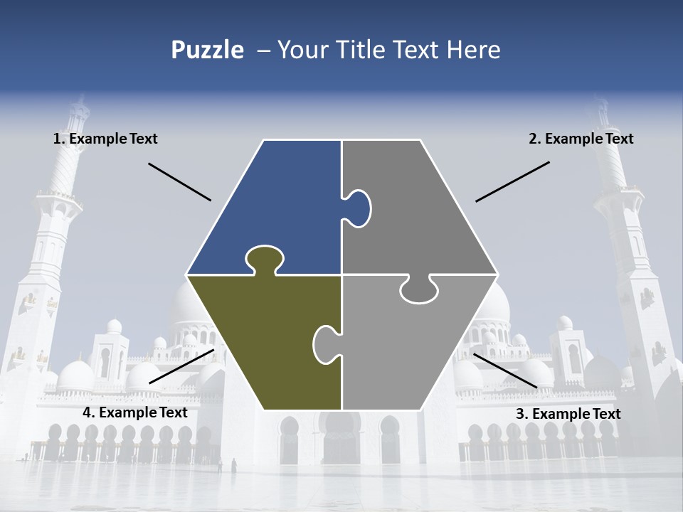 Abu Dhabi Mosque PowerPoint Template