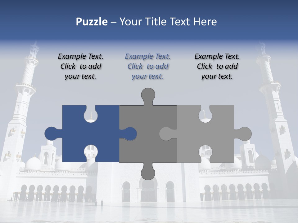 Abu Dhabi Mosque PowerPoint Template