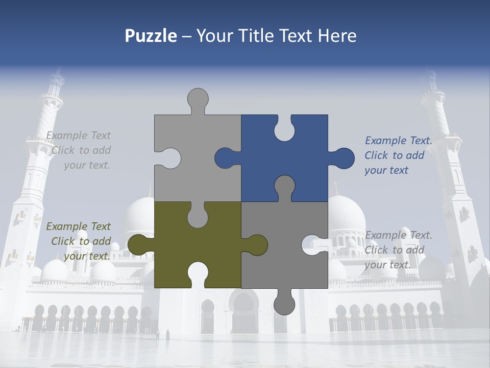 Abu Dhabi Mosque PowerPoint Template