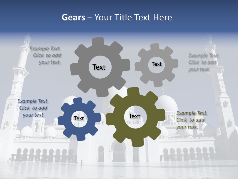 Abu Dhabi Mosque PowerPoint Template