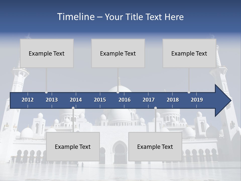Abu Dhabi Mosque PowerPoint Template