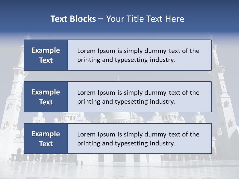 Abu Dhabi Mosque PowerPoint Template