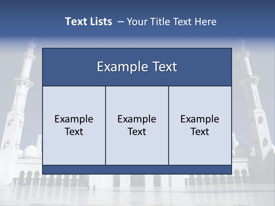Abu Dhabi Mosque PowerPoint Template