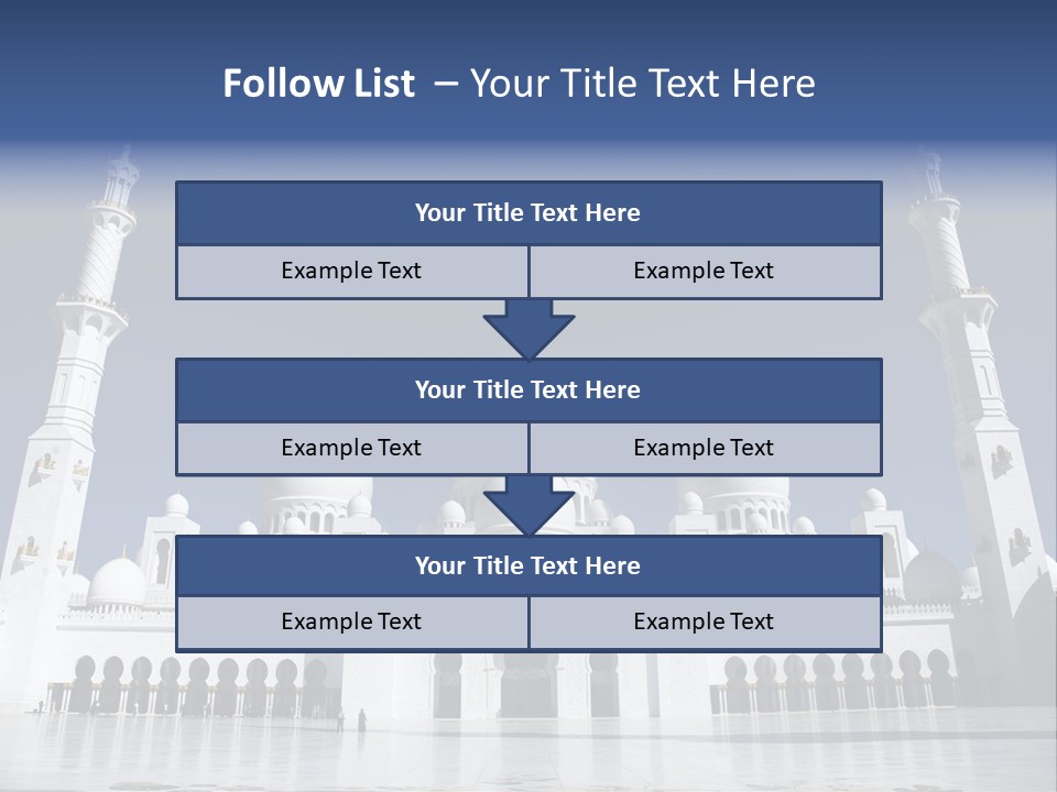 Abu Dhabi Mosque PowerPoint Template