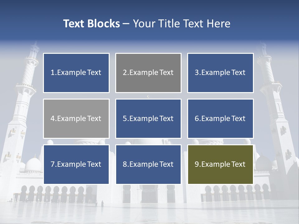 Abu Dhabi Mosque PowerPoint Template