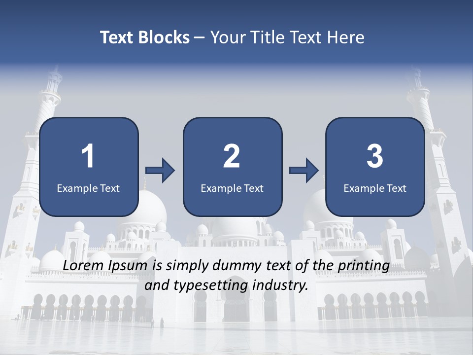 Abu Dhabi Mosque PowerPoint Template