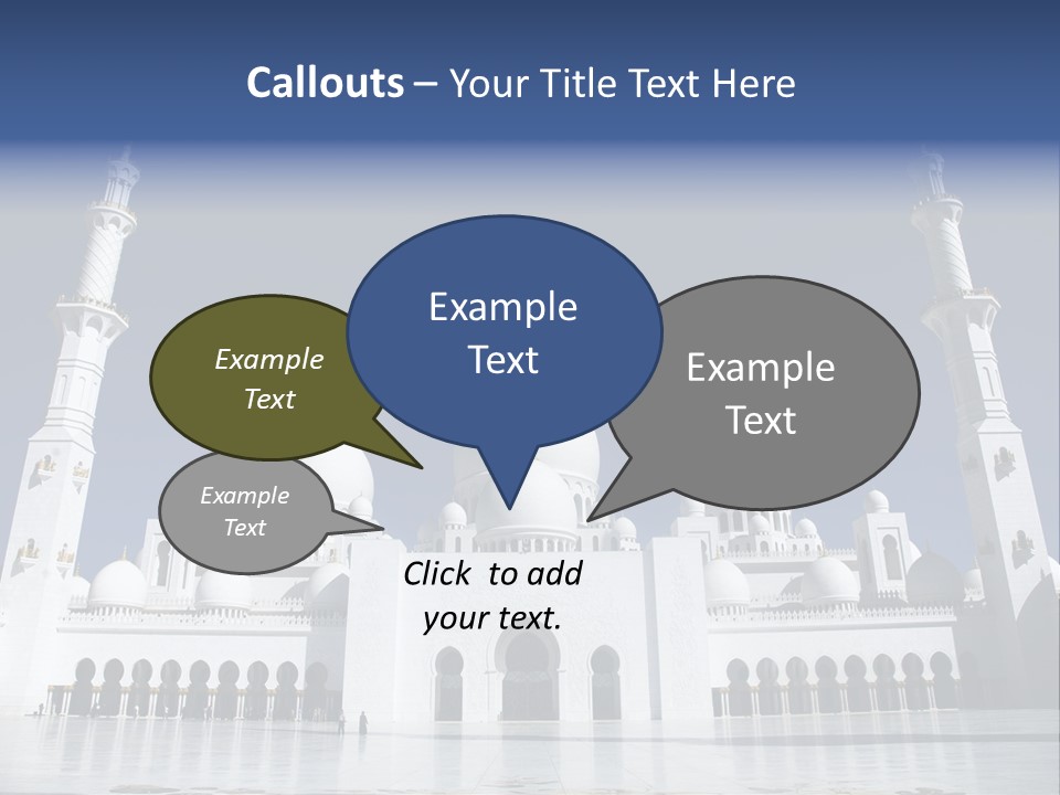 Abu Dhabi Mosque PowerPoint Template