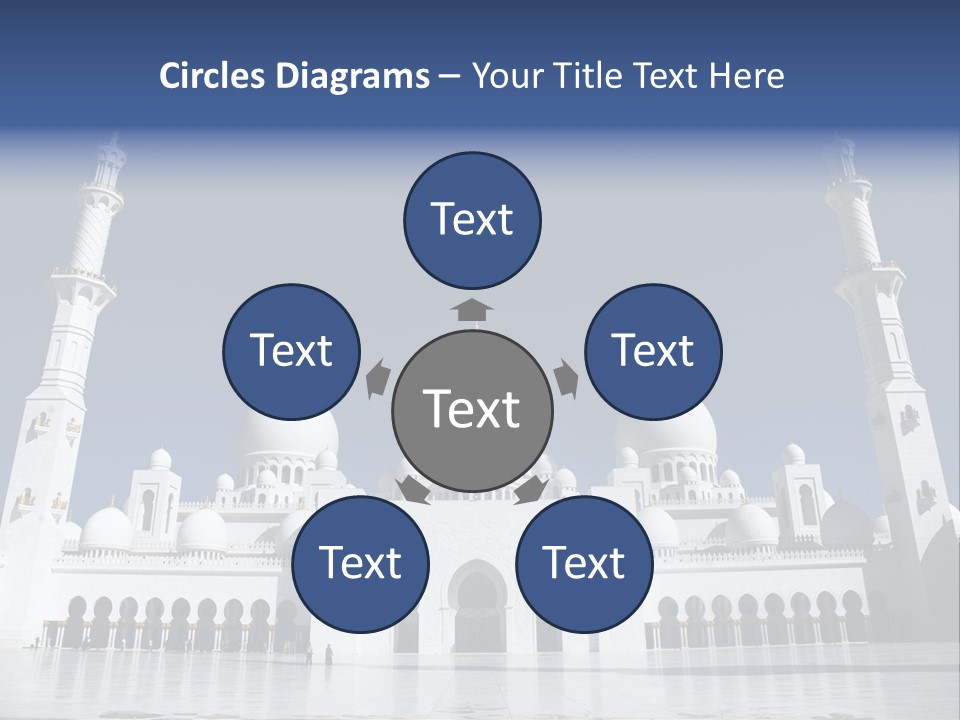 Abu Dhabi Mosque PowerPoint Template