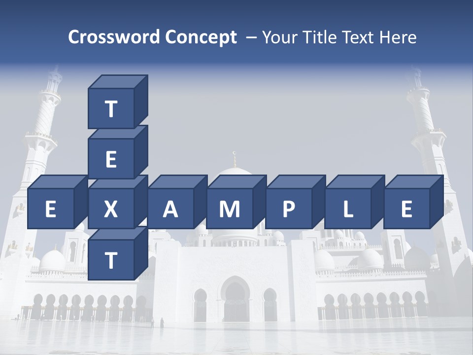Abu Dhabi Mosque PowerPoint Template
