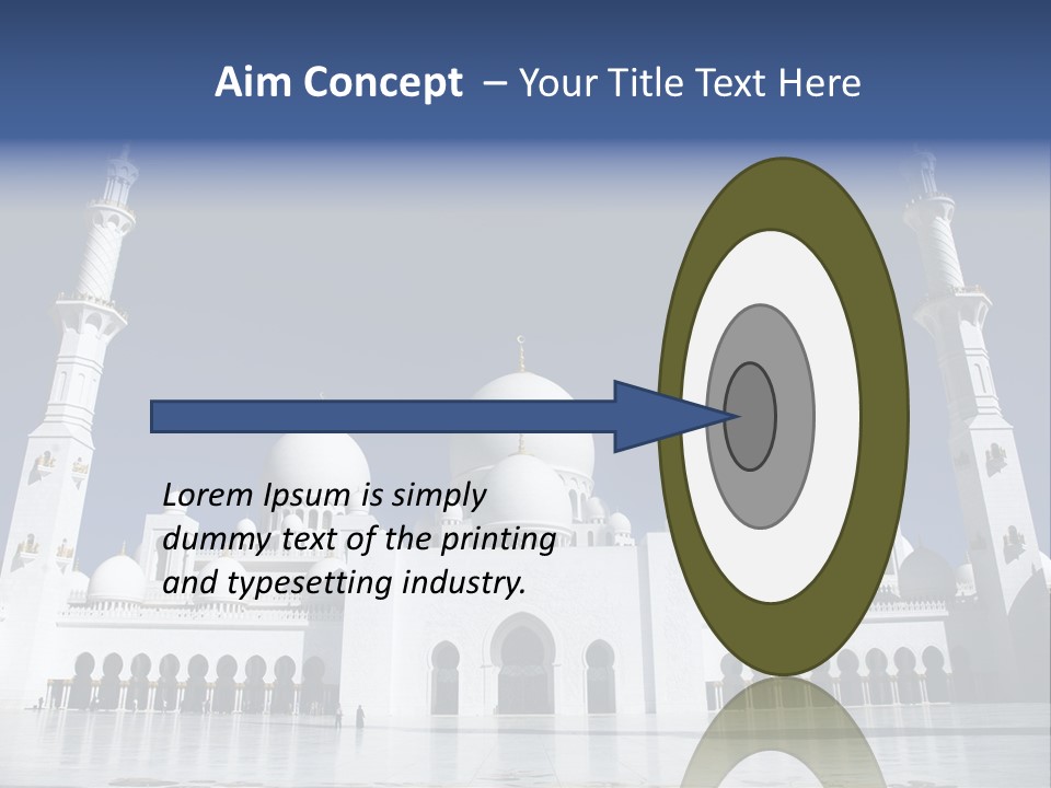 Abu Dhabi Mosque PowerPoint Template