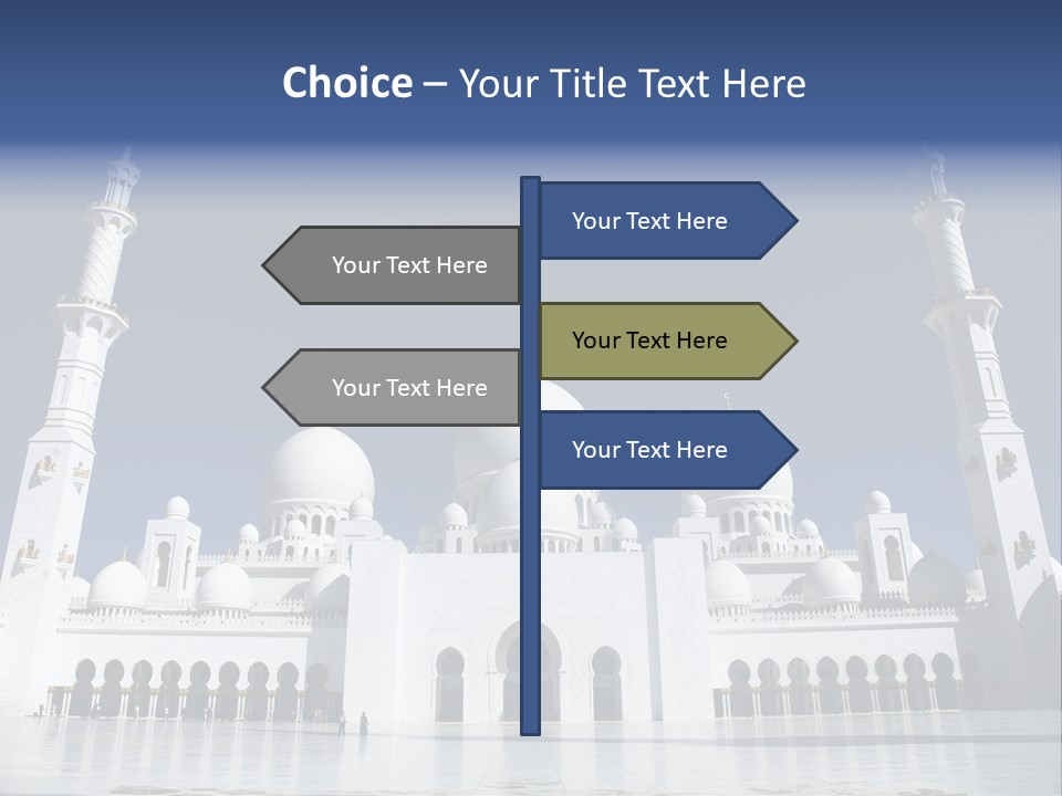 Abu Dhabi Mosque PowerPoint Template