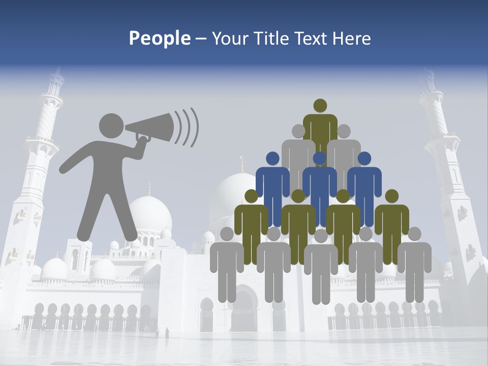 Abu Dhabi Mosque PowerPoint Template