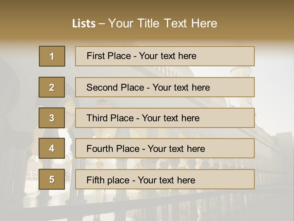 Mosque PowerPoint Template