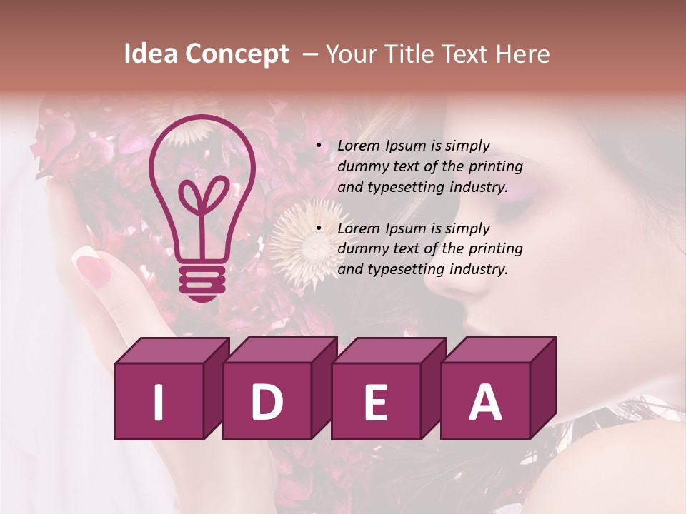 One Shape Romance PowerPoint Template