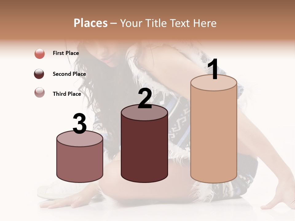 Fashion Caucasian Color PowerPoint Template