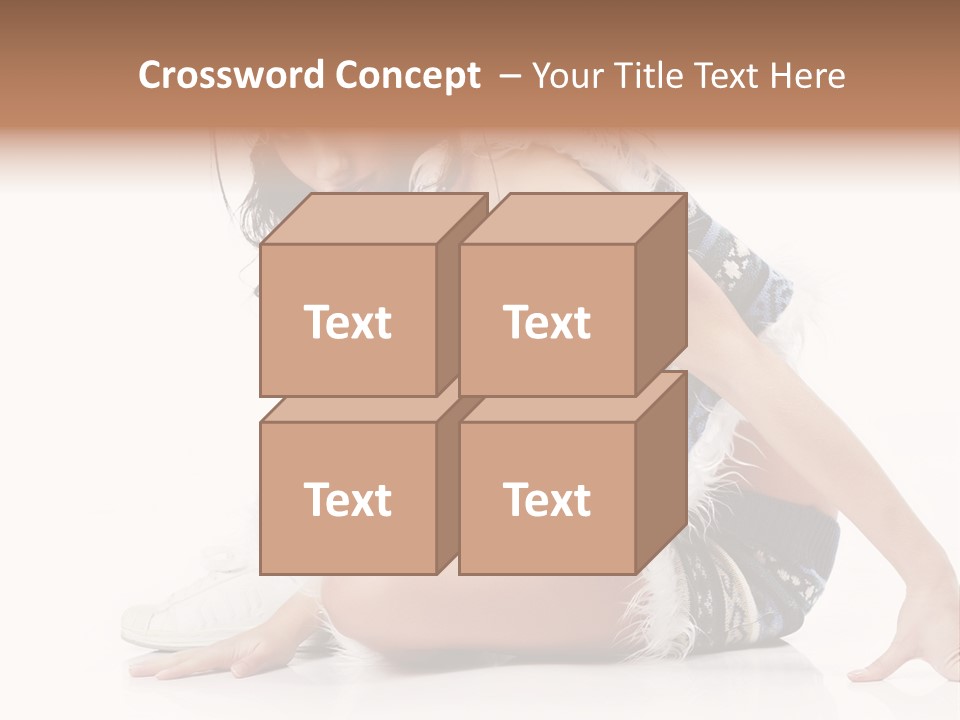 Fashion Caucasian Color PowerPoint Template