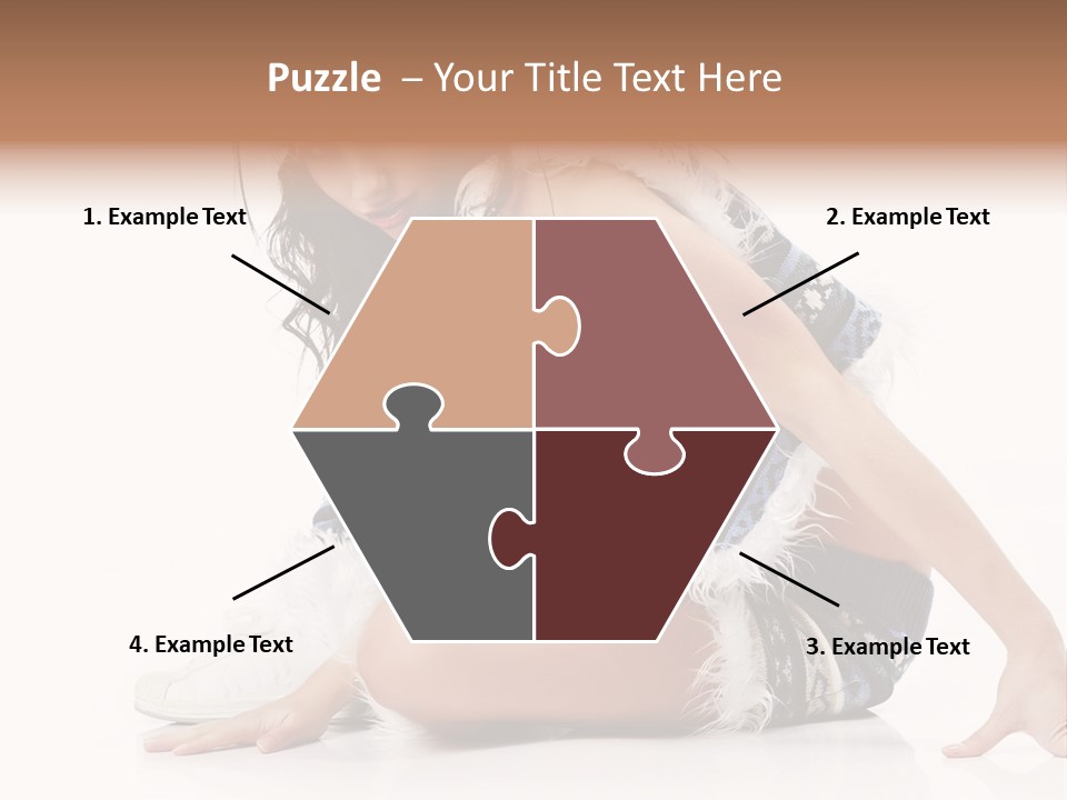 Fashion Caucasian Color PowerPoint Template