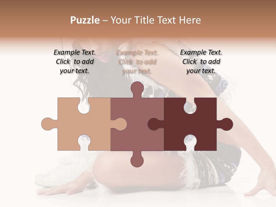 Fashion Caucasian Color PowerPoint Template