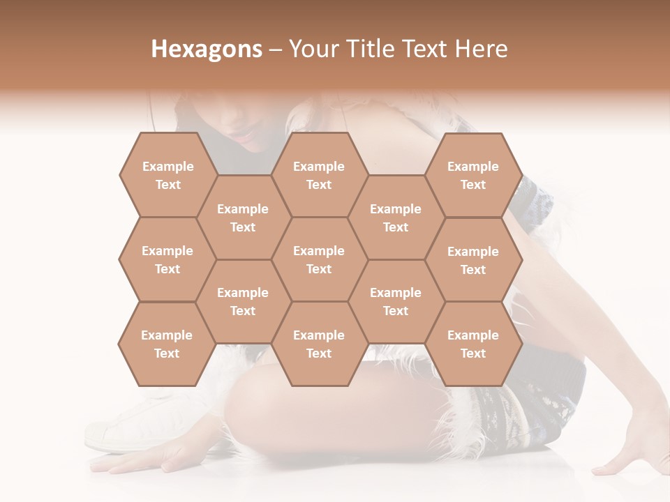 Fashion Caucasian Color PowerPoint Template