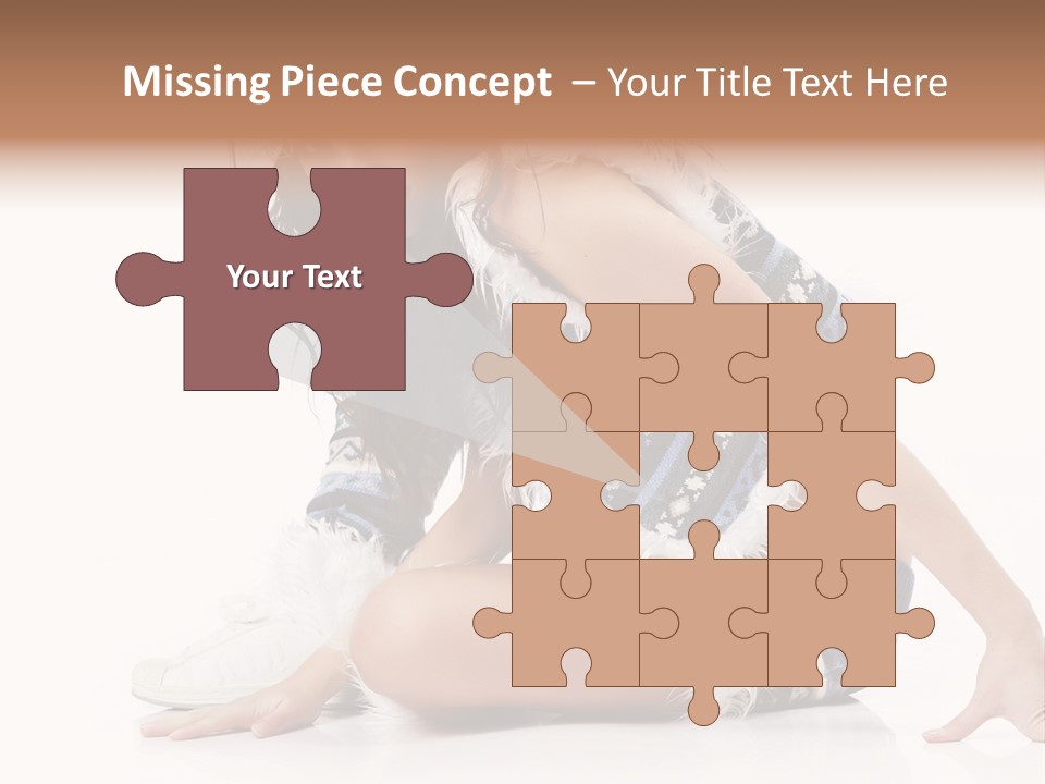 Fashion Caucasian Color PowerPoint Template