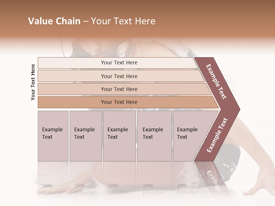 Fashion Caucasian Color PowerPoint Template