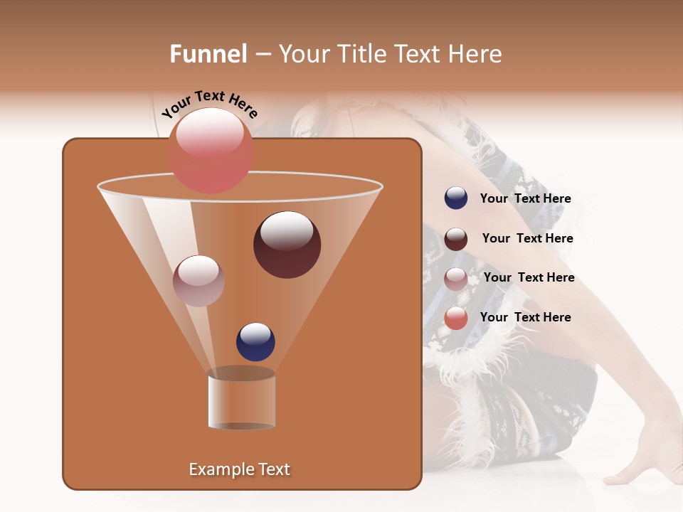 Fashion Caucasian Color PowerPoint Template