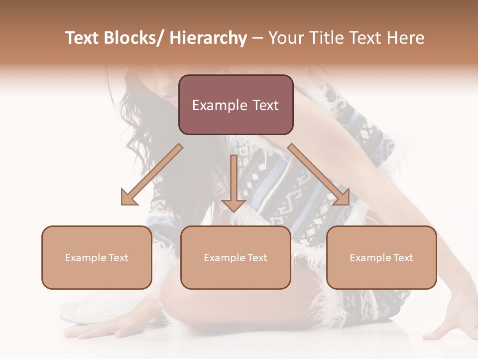 Fashion Caucasian Color PowerPoint Template