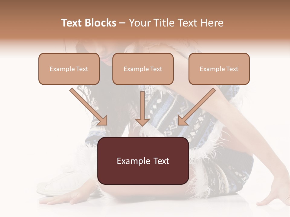 Fashion Caucasian Color PowerPoint Template