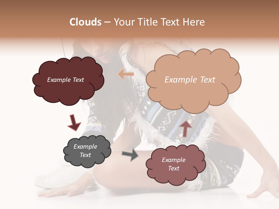 Fashion Caucasian Color PowerPoint Template