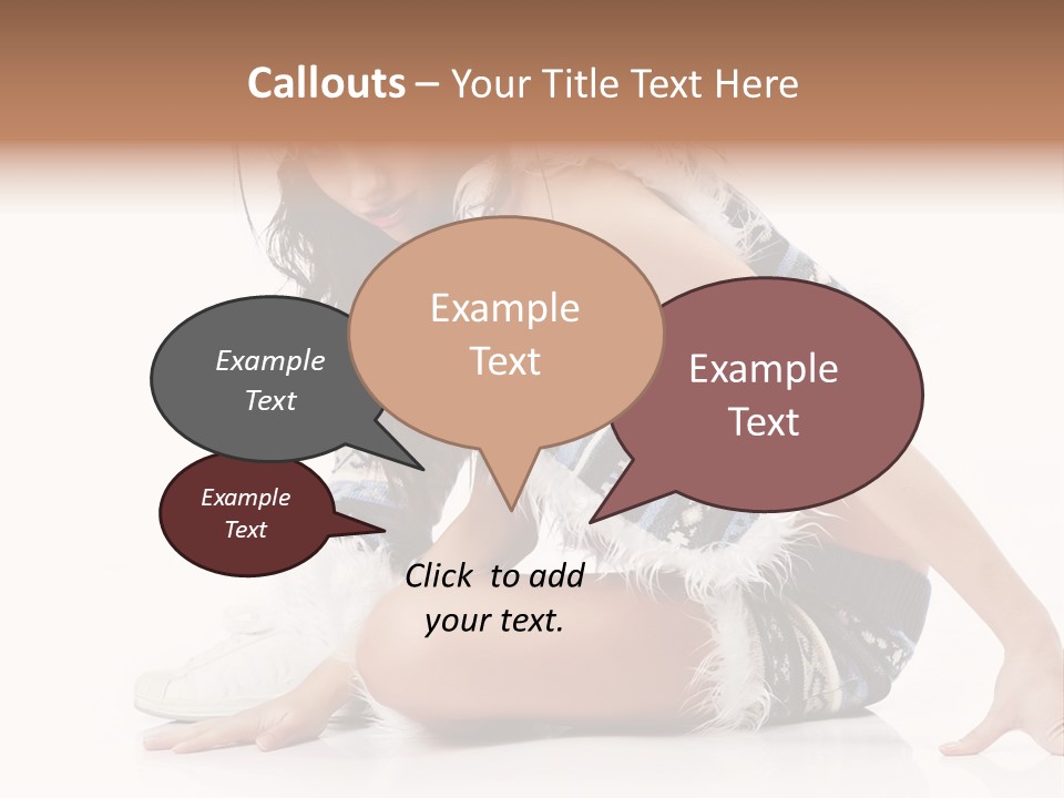 Fashion Caucasian Color PowerPoint Template