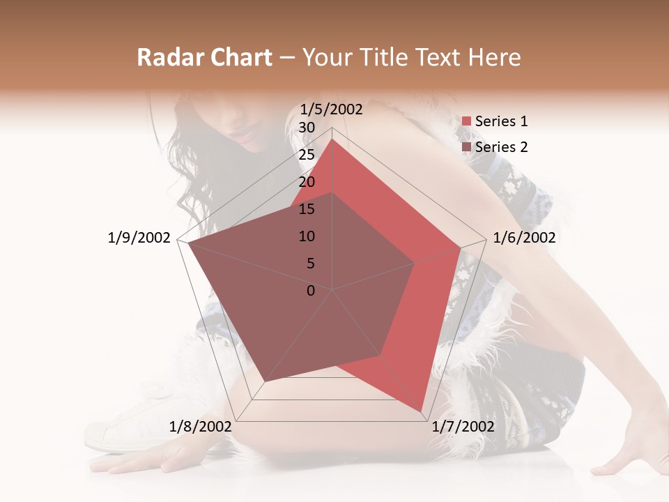 Fashion Caucasian Color PowerPoint Template