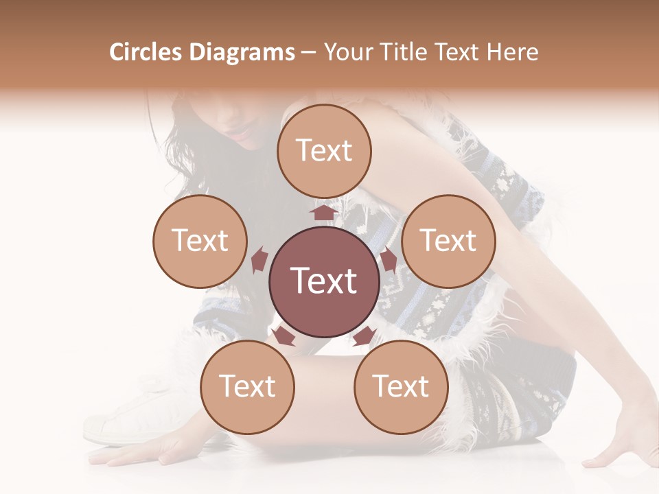 Fashion Caucasian Color PowerPoint Template