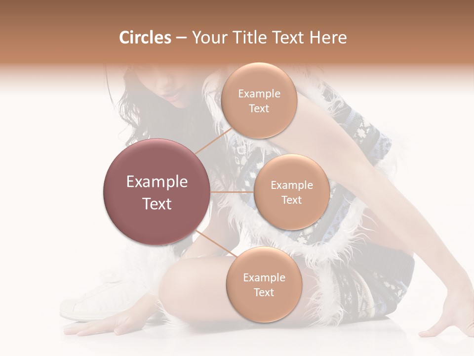 Fashion Caucasian Color PowerPoint Template