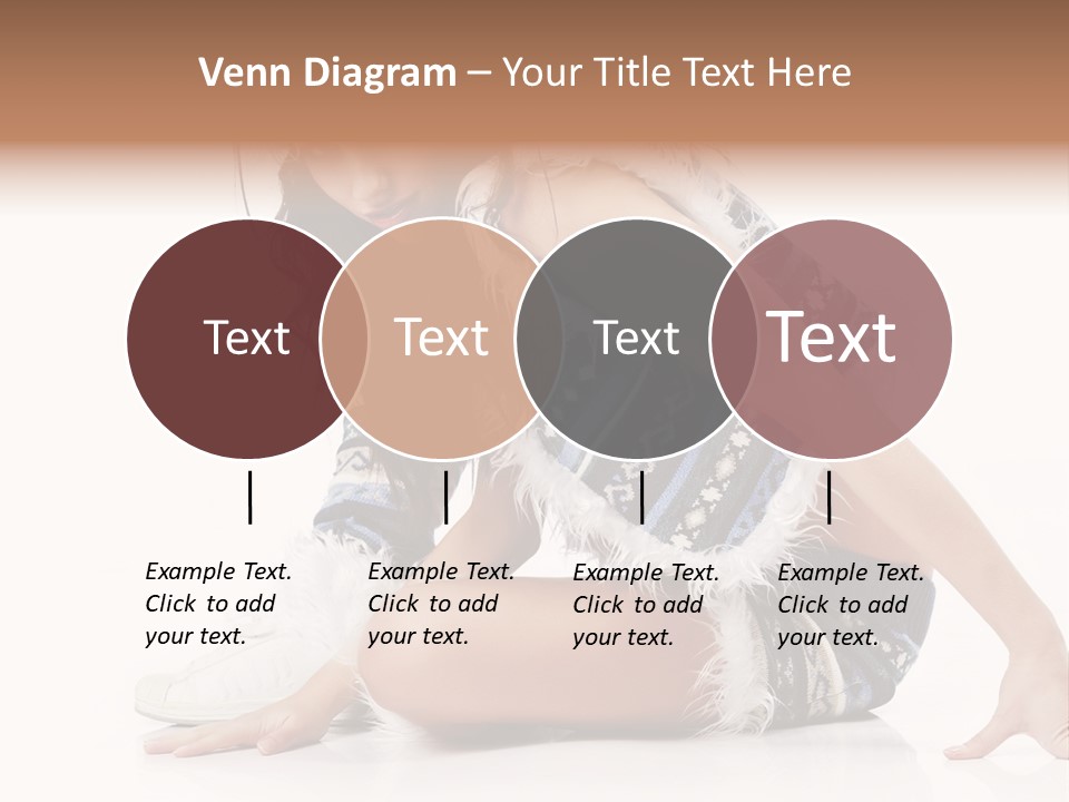 Fashion Caucasian Color PowerPoint Template