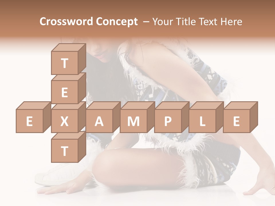 Fashion Caucasian Color PowerPoint Template