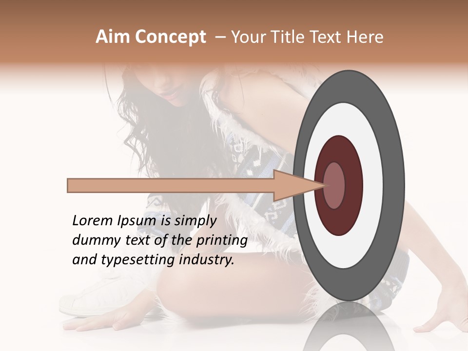 Fashion Caucasian Color PowerPoint Template