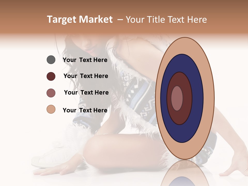 Fashion Caucasian Color PowerPoint Template