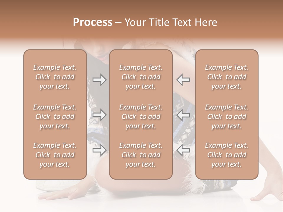 Fashion Caucasian Color PowerPoint Template