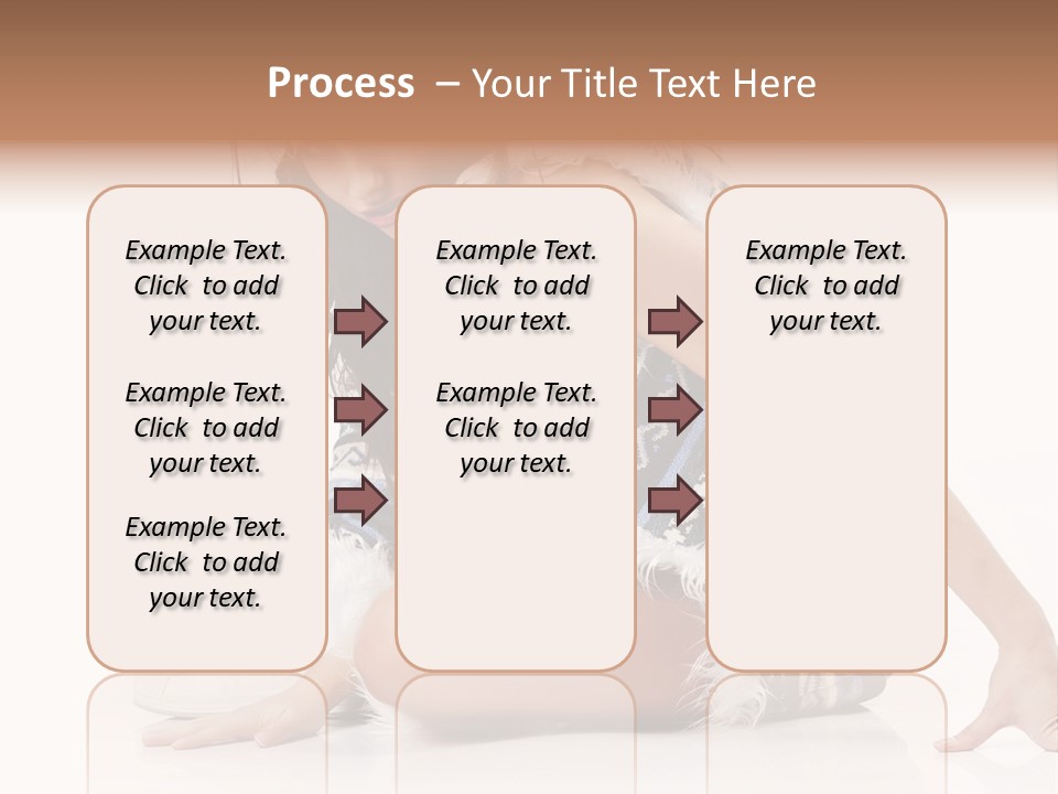 Fashion Caucasian Color PowerPoint Template