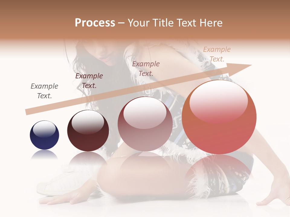 Fashion Caucasian Color PowerPoint Template