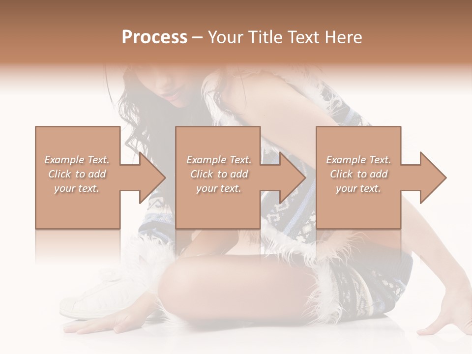 Fashion Caucasian Color PowerPoint Template