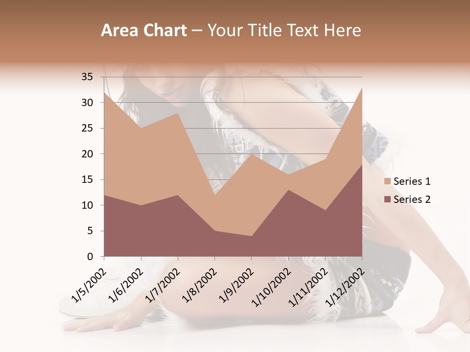 Fashion Caucasian Color PowerPoint Template