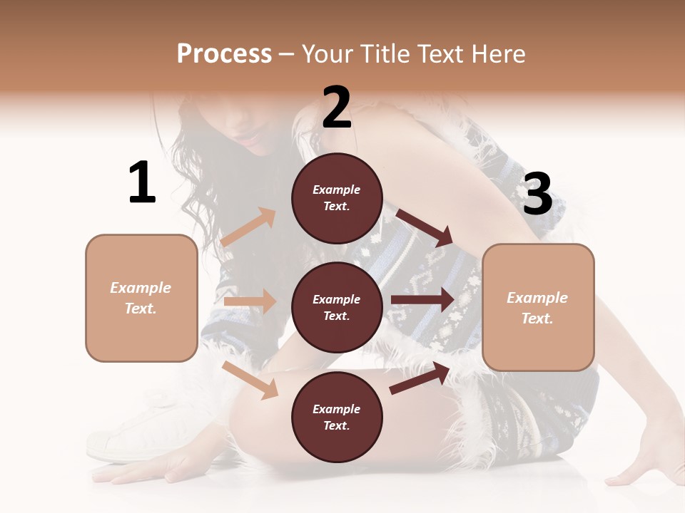 Fashion Caucasian Color PowerPoint Template