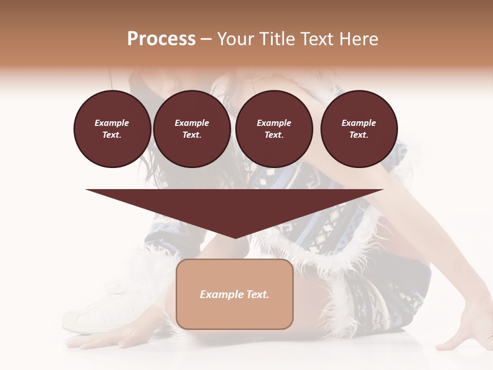 Fashion Caucasian Color PowerPoint Template