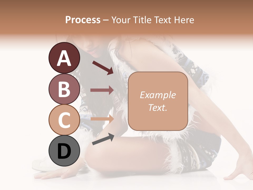 Fashion Caucasian Color PowerPoint Template