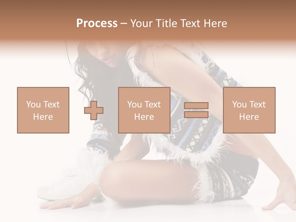 Fashion Caucasian Color PowerPoint Template