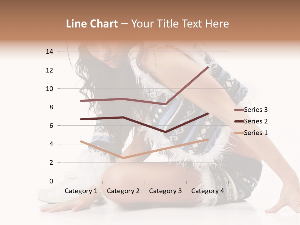 Fashion Caucasian Color PowerPoint Template