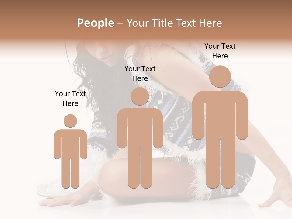 Fashion Caucasian Color PowerPoint Template